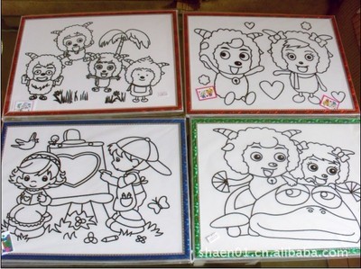 杭州莎恩文化用品 工厂直销金粉画，批发低价优质玩具